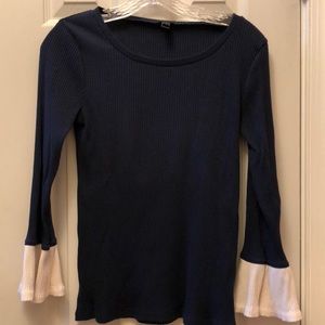 JCrew long sleeved cotton top